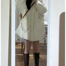 韩版宽松大版保暖棉衣外套女冬季甜美减龄温柔时髦休闲棉衣